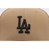 Dodgers and Yankees Baseball Cap 47brand Baseball Hat Men's Embroidered La Peaked Cap Khaki Casual Hat