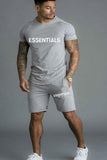 Fear of God Fog T Shirt Essentials Sports Short Sleeve Shorts Suit