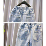 Toddler Boys Pants Boys' Spring and Autumn Casual Jeans
