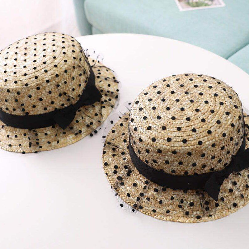 Fedora Golf Hats Spring/Summer Bow Lace Sun-Shade Sun Protection Hat