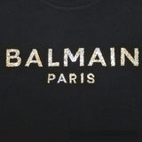 T Shirt Balmain Rhinestone Letter Straight T-shirt Women's Short Sleeve Sleeve