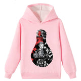 Stranger Things Hoodie Children's Cartoon Printed Casual Fleece-Lined Hoodie Sweater