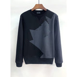 Dsq2 Hoodie DSQ Lian D2 Half Piece Large Leaf Printed Sweater Trendy Men's Autumn and Winter