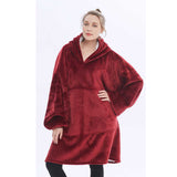 Hoodies Blankets Lambswool Double-Layer Large Size Home Casual Wear Lazy