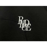 Rhude Hoodie Couple's Three-Dimensional Embroidered Zipper Hooded Hoodie