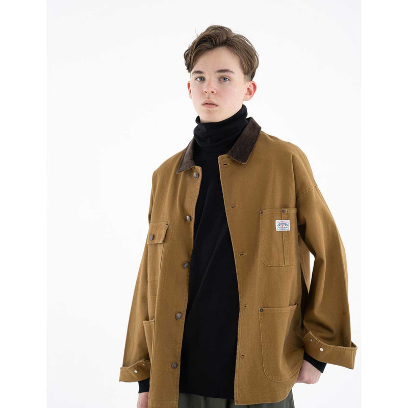 Vintage Letterman Jacket Autumn Lapel Vintage Overalls Jacket