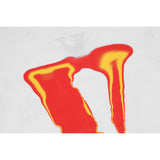 Skull Vlone Shirt Flame Covert One the Hades Factor Large V Print round Neck Loose Short Sleeves