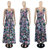 Nina Parker plus Size Dresses Sexy Strap Beach Chiffon Dress