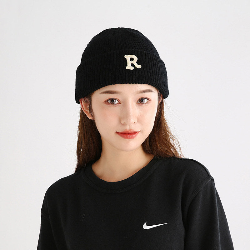 Toboggan Hat Knitted Hat Men's and Women's Wool Hats Autumn and Winter Warm Beanie Hat