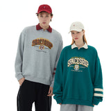 Preppy Aesthetic Sweatshirt Leisure Sports Sweater Male Loose