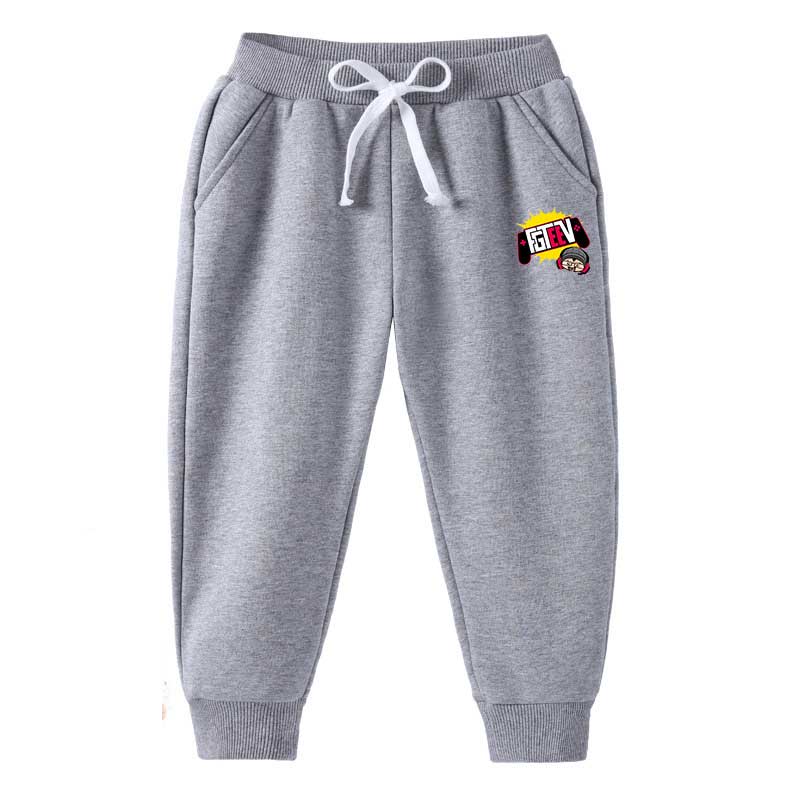 FGTeeV Fleece Lined Padded Warm Keeping Sports Double Layer Children's Long Pants