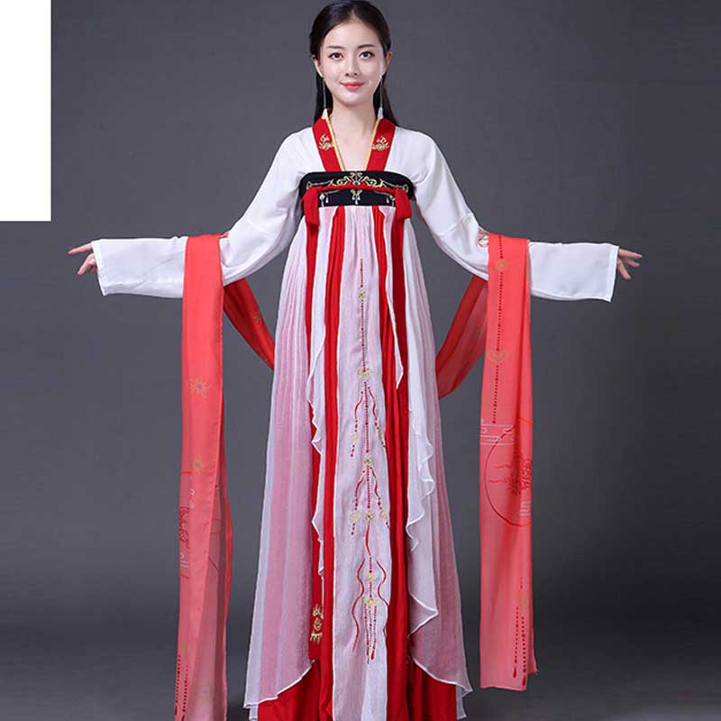 Chinese Traditional Dress Performance Wear Chest-High Dress Adult Clothing