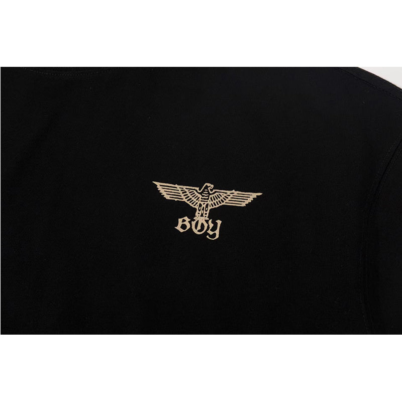 Boylondon T Shirt Plus size sports retro Casual Fashionable