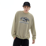 Preppy Aesthetic Sweatshirt Long-Sleeved Sweater Men's and Women's round Neck Loose Casual