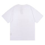 Rhude T Shirt Body Yoga Print Hip Hop Men and Women Same Loose Casual