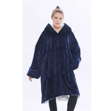 Hoodies Blankets Lambswool Double-Layer Large Size Home Casual Wear Lazy