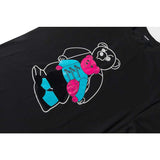 We11 Done T Shirts Cartoon Bear Print Summer Casual Men and Women