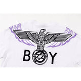 Boylondon T Shirt plus Size Sports Retro Casual Fashionable Eagle Pattern
