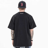 Oversized 90S T Shirt Spring and Summer Joint Name round Neck Loose Short Sleeves T-shirt for Men