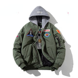 NASA Varsity Jacket Casual Coat Men's and Women's Embroidered Loose Baseball Uniform