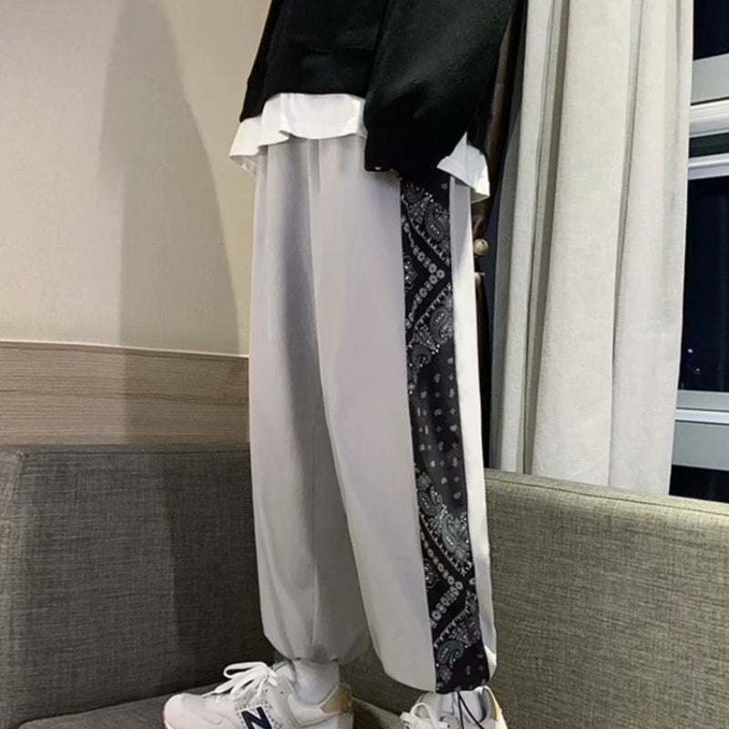 Men Pants Ice Silk Casual Pants Men's Summer Sports Loose