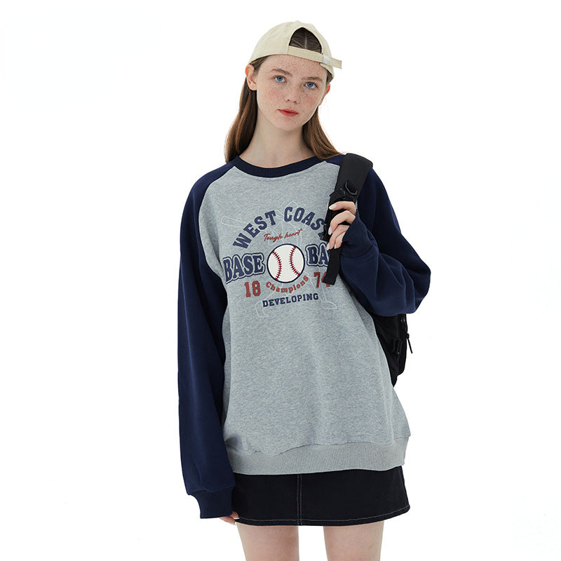 Preppy Aesthetic Sweatshirt Autumn Winter Retro Velvet Sweater Coat