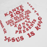 Jesus Is King T Shirt Vintage Printed Letter Short Sleeve Casual