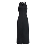Nina Parker plus Size Dresses Sexy Backless Lace up Dress