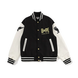 Saint Michael Baseball Jacket Leisure All-Match Letters Embroidered Baseball Uniform