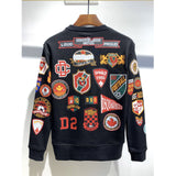 Dsq2 Hoodie DSQ Lian D2 Autumn and Winter Printing Sweater Trendy Men and Women