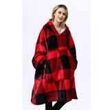 Hoodies Blankets Lambswool Double-Layer Large Size Home Casual Wear Lazy