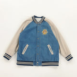 Baggy Jacket Embroidered Denim Loose Jacket Coat