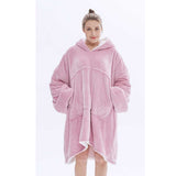 Hoodies Blankets Lambswool Double-Layer Large Size Home Casual Wear Lazy