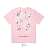 Printed Round Neck Plus Size Men's Clothing Short Sleeve Tshirt Owt t shirt
