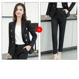 Women's Autumn Uniform Designs Formal Style Office Lady Bussiness Attire Work Suit Business Suit Jacket