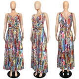 Nina Parker plus Size Dresses Sexy Strap Beach Chiffon Dress