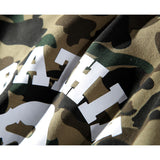Shark Print Sweatshirt Men'S Youth Camouflage Brushed Sweater Autumn And Winter Cotton Plus Size Student Pullover Sweater