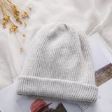 Toboggan Hat Soft Autumn and Winter Warm Earflaps Cap Knitted Hat