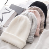 Toboggan Hat Soft Autumn and Winter Warm Earflaps Cap Knitted Hat
