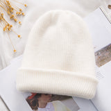 Toboggan Hat Soft Autumn and Winter Warm Earflaps Cap Knitted Hat