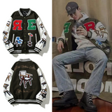 Saint Michael Baseball Jacket Big Talker Same Re Embroidered Baseball Uniform