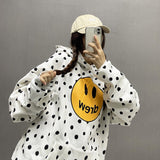 Drew House Smiley Sweater Loose Casual Couple Hoodie Men
