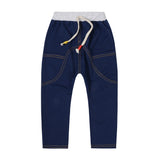 Children Boy Co Ord Fashion Letter Hooded Jeans 2 Piece Set