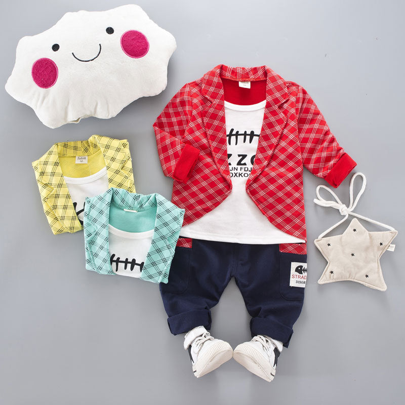 Children Boy Co Ord Children's Casual Suit 2 Piece Set