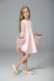 Girl Dress Summer Children's Fashion Hollow Lace Vest Dress