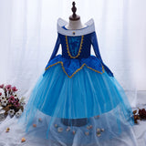 Girl Dress Frozen Dress Cartoon Princess Dress