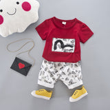 Children Boy Co Ord Children Short Sleeve Shorts 2 Piece Set