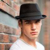 Mens Kentucky Derby Hats Autumn Winter Billycock Male British Woolen Hat