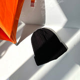 Women Winter Hats Red Earflaps Warm Autumn and Winter Soft Knitted Hat