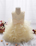 Girl Dress Bow Princess Dress Wedding Dress